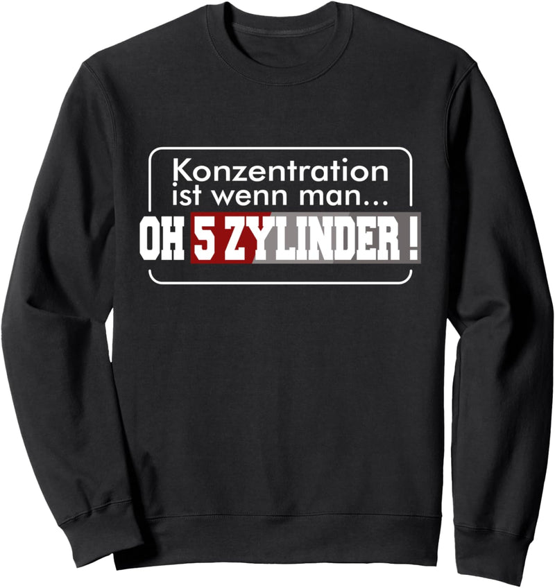 5 Zylinder Auto Konzentration Sweatshirt