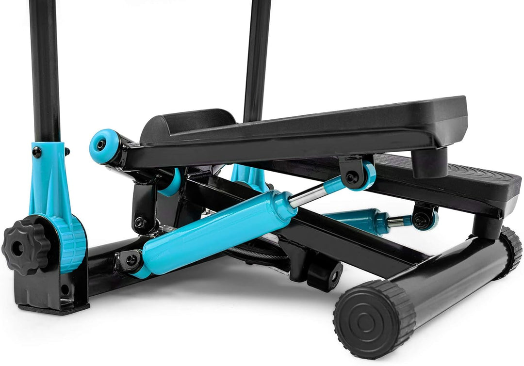 Hop-Sport Swing Stepper HS-45S Slim Up-Down-Side-Stepper für Zuhause - Ganzkörpertraining - inkl. Tr