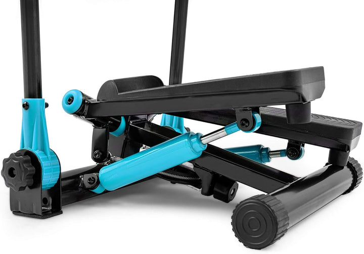 Hop-Sport Swing Stepper HS-45S Slim Up-Down-Side-Stepper für Zuhause - Ganzkörpertraining - inkl. Tr