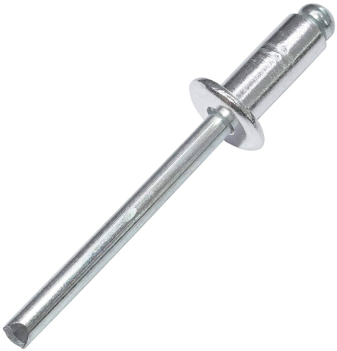AERZETIX - C48118 - Satz von 100 Blindnieten standard blindniet Ø6x14mm aluminium stahl - DIN 7337 A