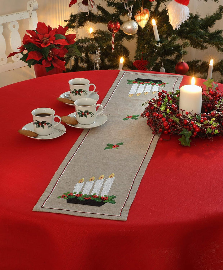 Anchor Essential Kits Freestyle Farbe:Xmas Tulips Runner, Xmas Tulips Runner