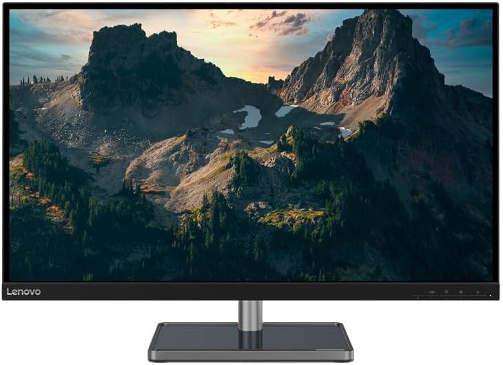 Lenovo L27q-38 | 27" WQHD Monitor | 2560x1440 | 75Hz | 350 nits | 4ms Reaktionszeit | HDMI | Display