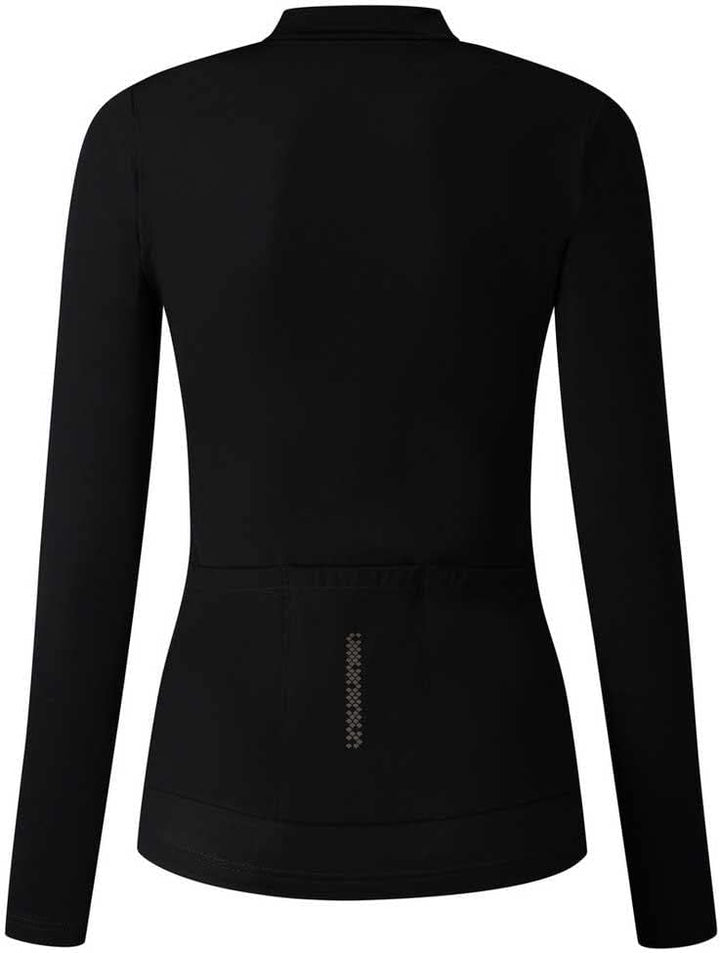 SHIMANO Unisex Sc97014 Damen Element LS Jersey, schwarz, Grösse XL