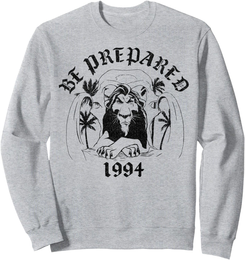 Disney The Lion King Scar Be Prepared 1994 Sweatshirt