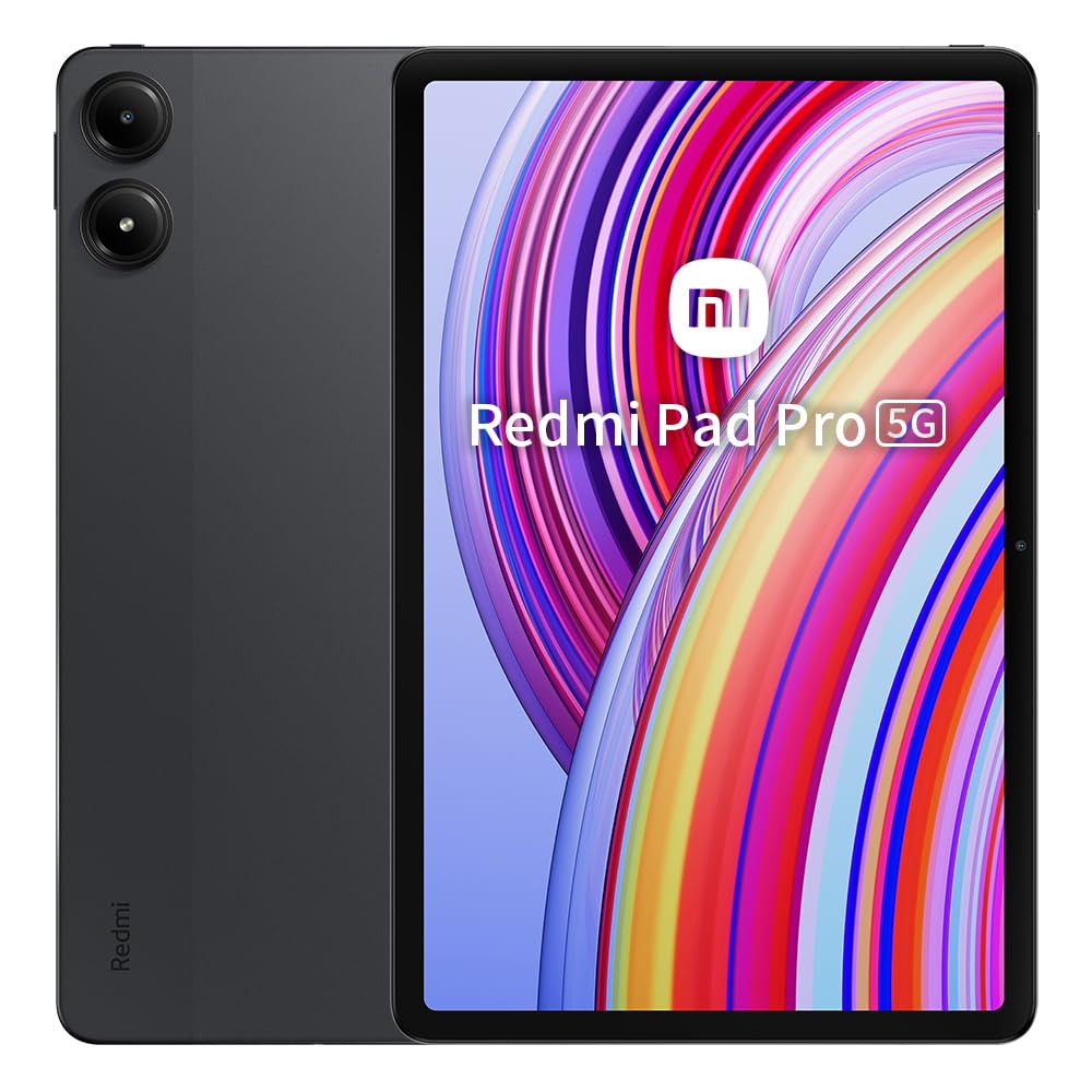 XIAOMI Redmi Pad Pro 5G 8+128GB, 12,1" 120Hz 2,5K Display, 8MP Selfie- und Rückkamera, Dual-SIM, Dua