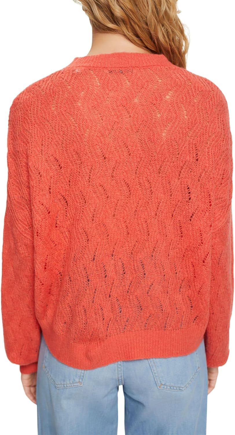 ESPRIT Damen Pullover, 645/Coral