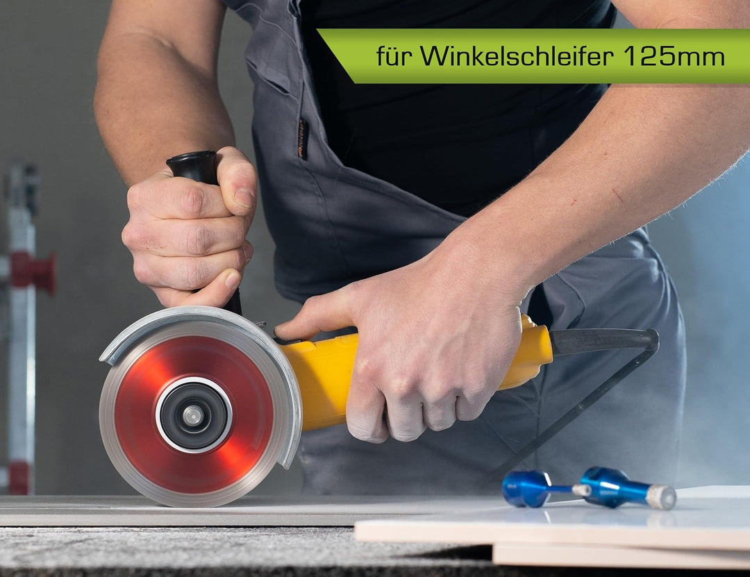 2x Ceramic Diamantscheibe 125mm für Fliesen, Feinsteinzeug, Granit uvm. Profi Diamanttrennscheibe 12