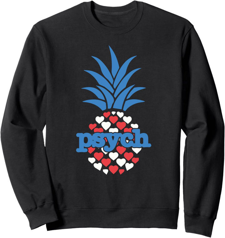 Psych Pineapple American Flag Fruit Vintage Sweatshirt