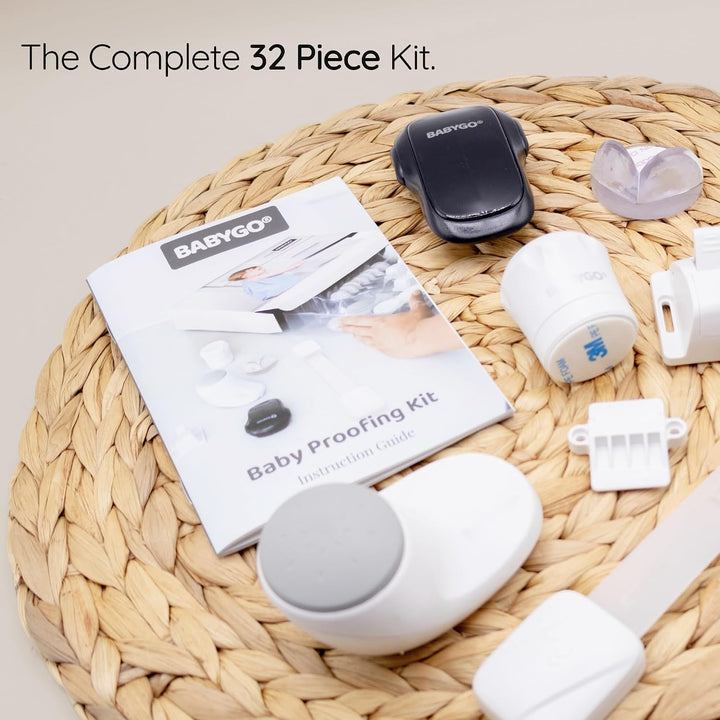BABYGO® Premium Qualität Babysicheres Set für Zuhause und Küche | Babysicherheit Magnetisches Schran