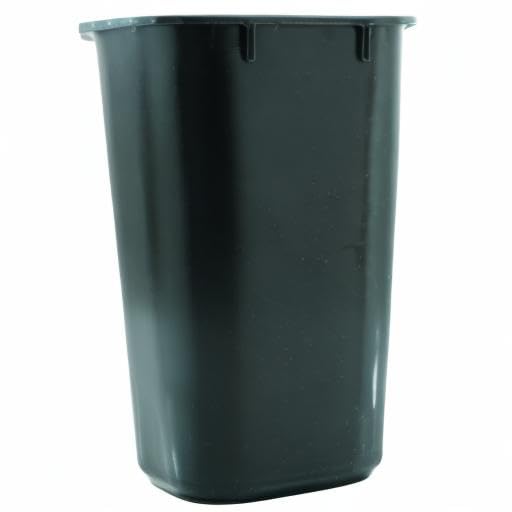 Rubbermaid Commercial Products Abfalleimer 12,9 l, schwarz, FG295500BLA Black 12.9 Litre Einzelbett,