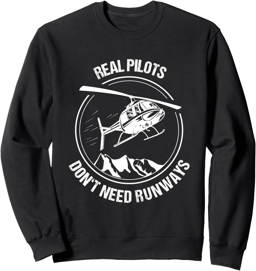 Lustiges Helikopter Helicopter Hubschrauber Pilot Geschenk Sweatshirt