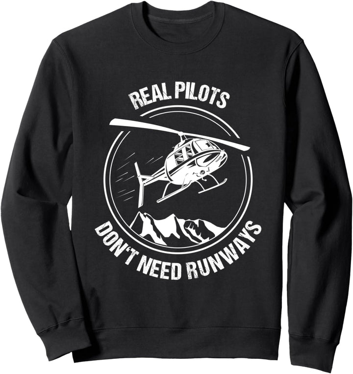 Lustiges Helikopter Helicopter Hubschrauber Pilot Geschenk Sweatshirt