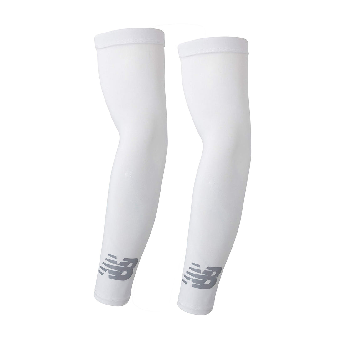 New Balance Unisex Outdoor Sport Kompression Armstulpen Armwärmer 1 Paar Wei S-M, Wei S-M