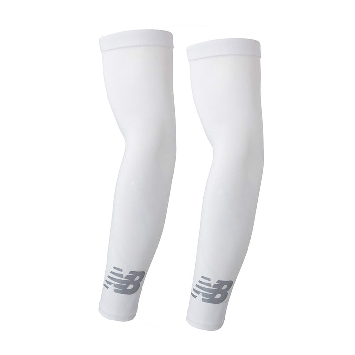 New Balance Unisex Outdoor Sport Kompression Armstulpen Armwärmer 1 Paar Wei S-M, Wei S-M