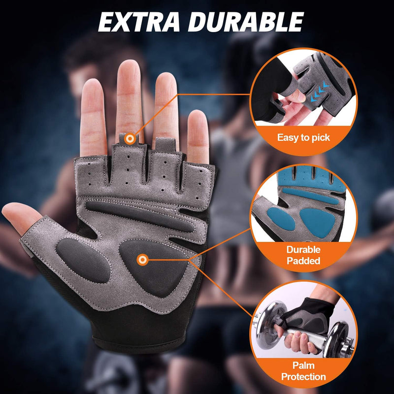 Grebarley Fitness Handschuhe,Trainingshandschuhe für Damen und Herren - Fitness Handschuhe für Kraft