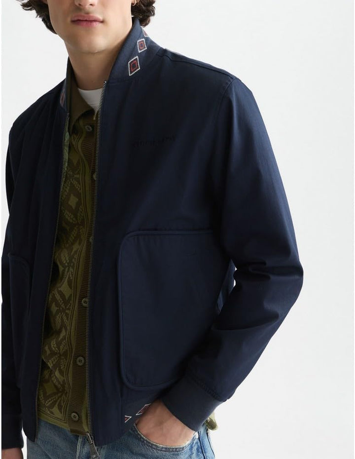 Scotch & Soda Herren Reversiible Bomber Jacket S SKY CAPTAIN 401, S SKY CAPTAIN 401