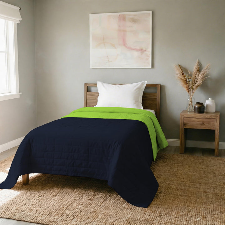 Italian Bed Linen Estivo Einzelbett, Grün, Blau, 170 x 270 cm 170 x 270 cm Grün, Blau, 170 x 270 cm