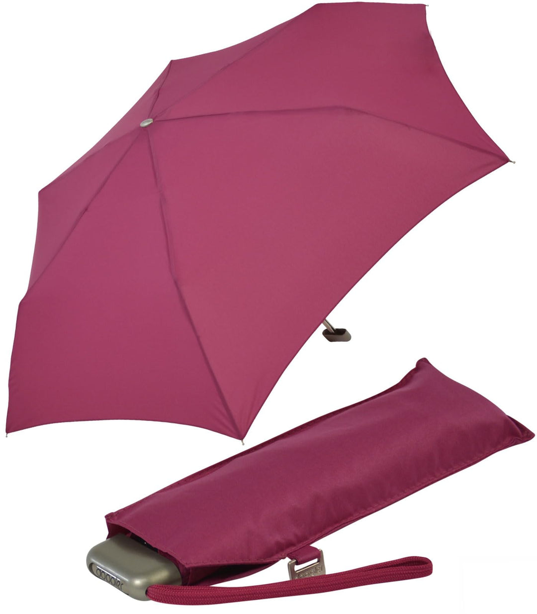 Doppler Taschenschirm Mini Slim Uni Manual Carbonsteel Polyester Berry, Berry