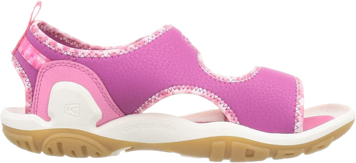 KEEN Unisex Kinder Knotch Creek Open Toe Sandalen Pink Multi 25/26 EU, Pink Multi 25/26 EU