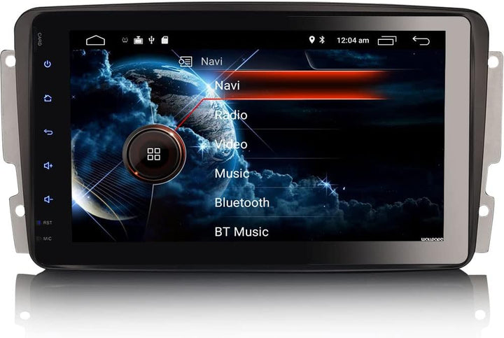 Erisin Android 10 Autoradio mit GPS Navi Für Mercedes C/CLK/G Klasse W203 W209 Viano Vito W639 Bluet