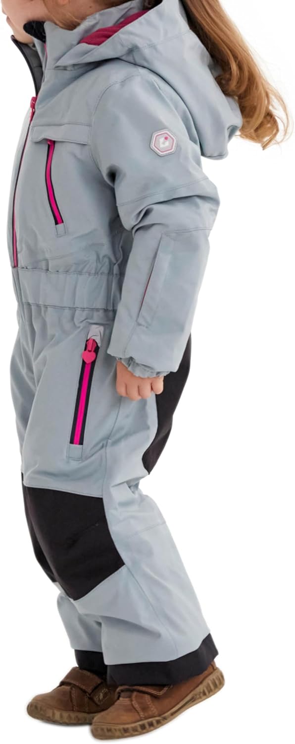 Killtec Jungen Skioverall/Schneehose mit Kapuze Gauror Jr 116 hell stahlblau, 116 hell stahlblau