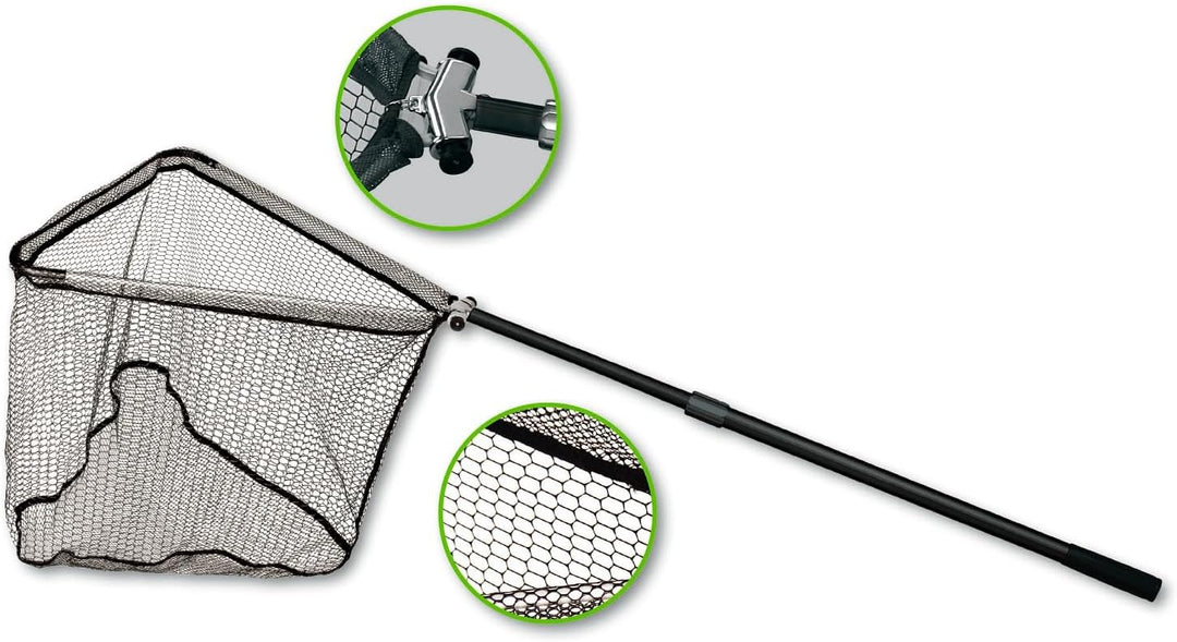 Paladin Profi-Kescher gummiert 2x80cm 225cm