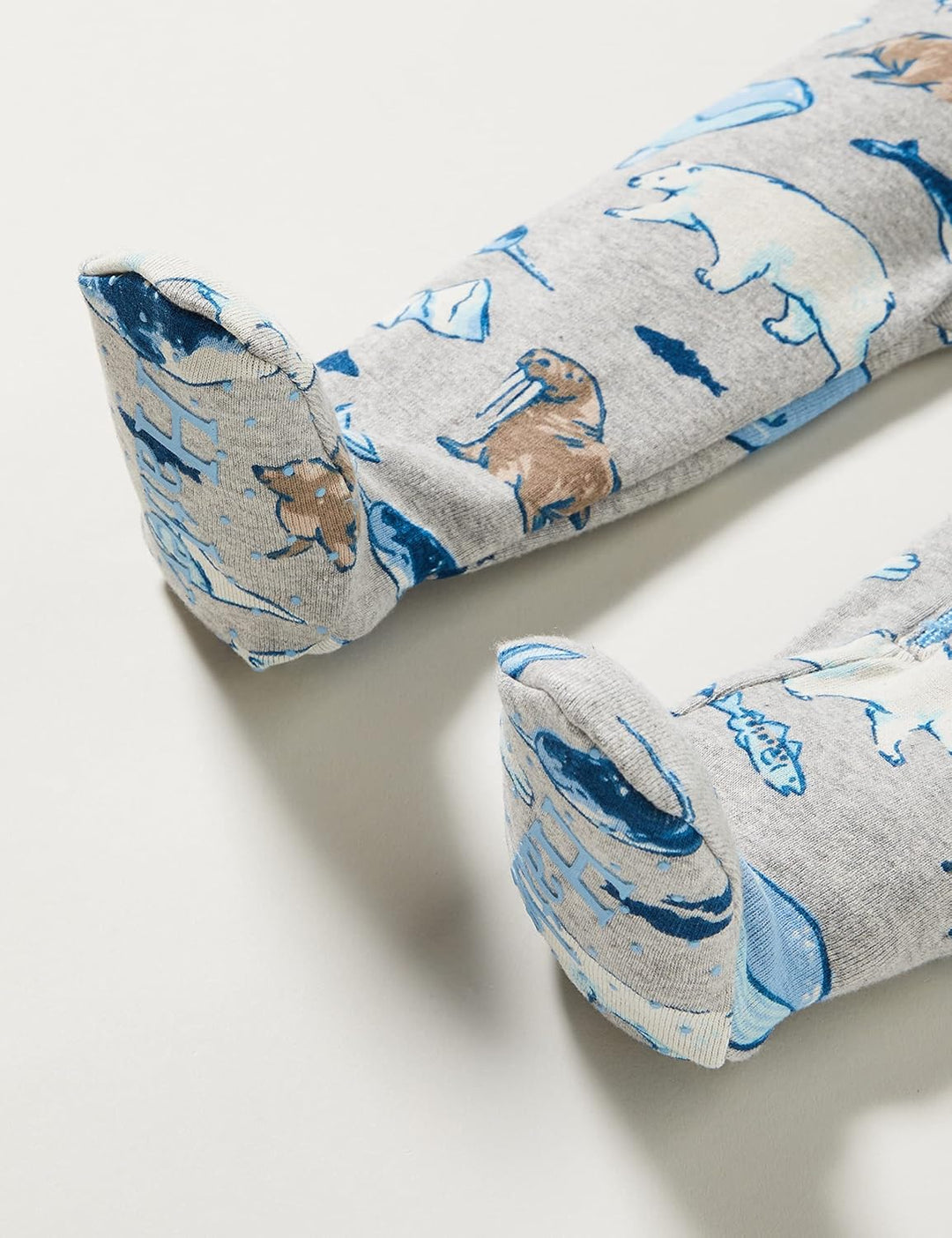 Hatley Baby-Jungen Organic Cotton Footed Sleepsuit Schlafstrampler, Arctic Animals