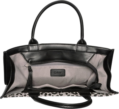 Gabor Damen Alana Shopper Leo Grey, Leo Grey