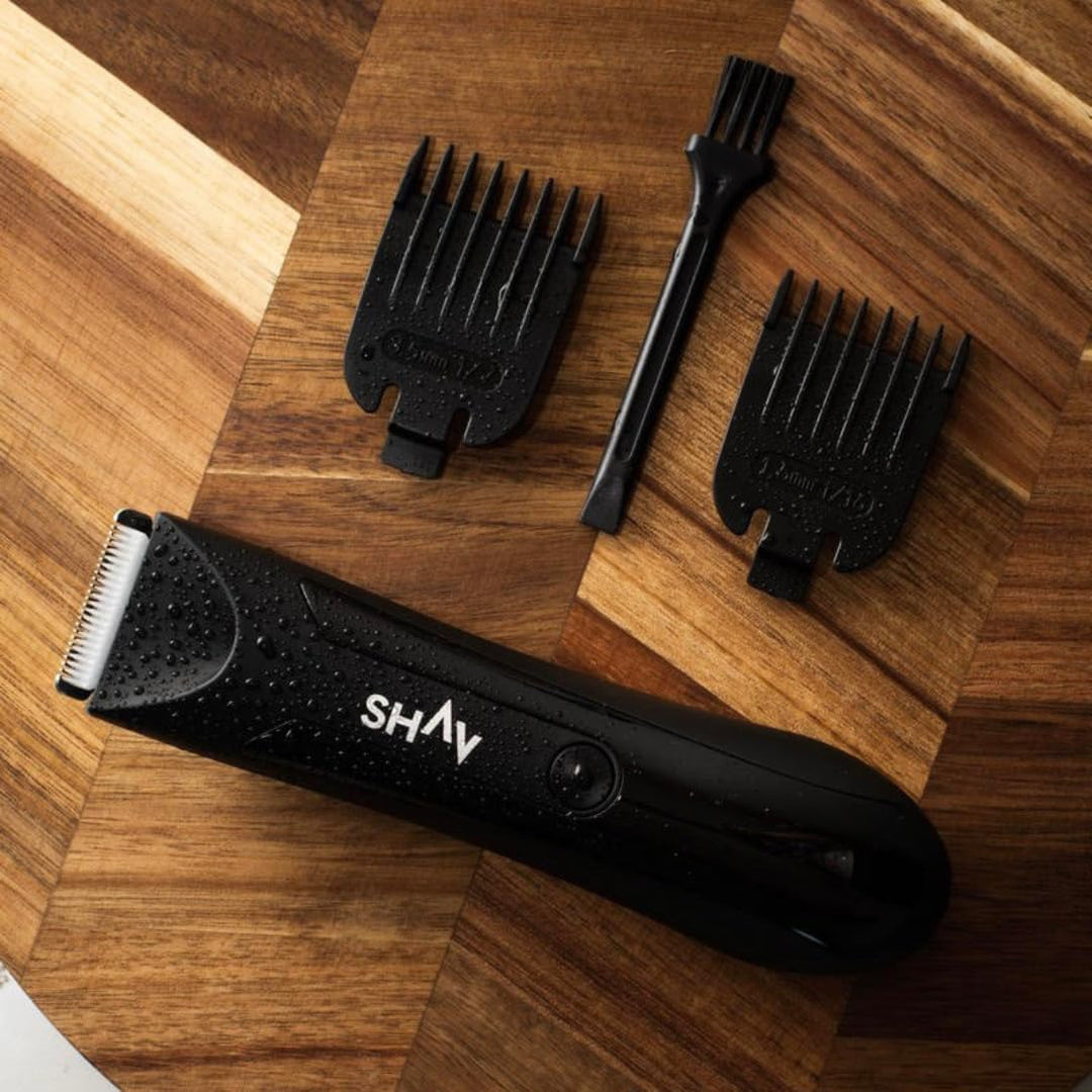 SHAV™ CutFree™ Intimrasierer für Männer Wasserdichter Elektrischer Trimmer, Nass/Trocken Haarschneid