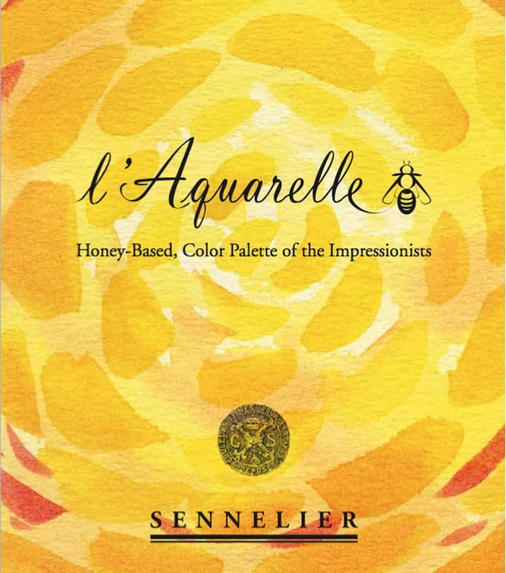 Sennelier - Aquarellfarbe - Set mit 24 halben Naepfchen 1 Stück (1er Pack) beige, 1 Stück (1er Pack)