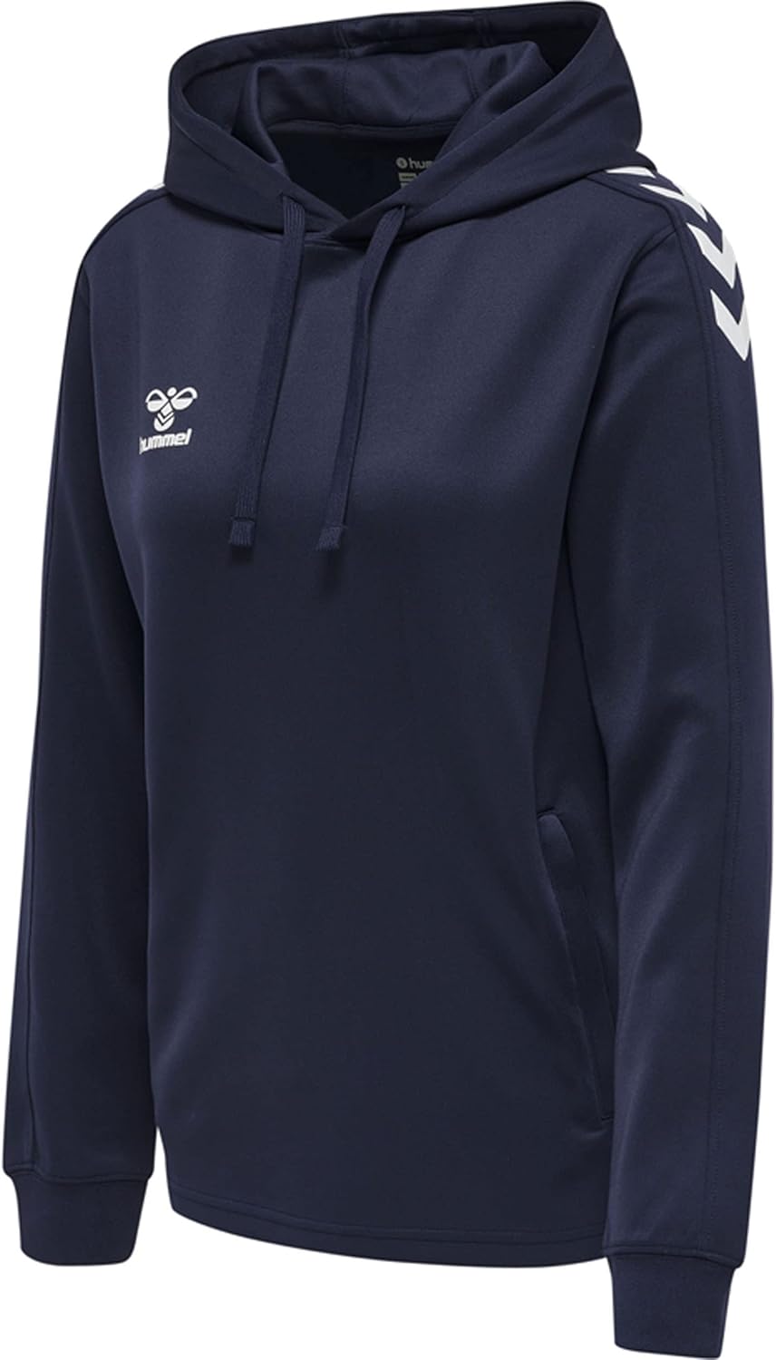 hummel Damen Hmlcore Xk Poly Hood Sweat Woman Sweatshirt XL Marine, XL Marine