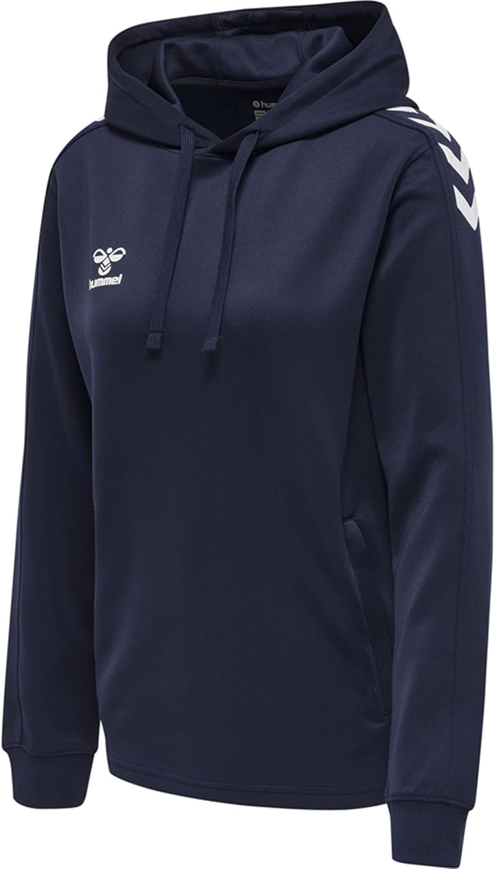 hummel Damen Hmlcore Xk Poly Hood Sweat Woman Sweatshirt XL Marine, XL Marine