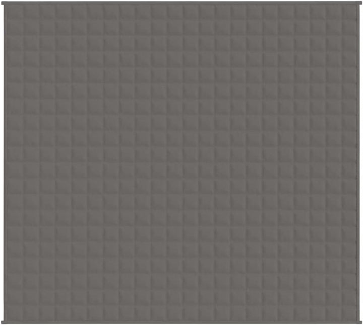Mokuyary Gewichtsdecke, grau, 200 x 220 cm, 9 kg, Stoff, entspannend, bequem, gewichtete Decke