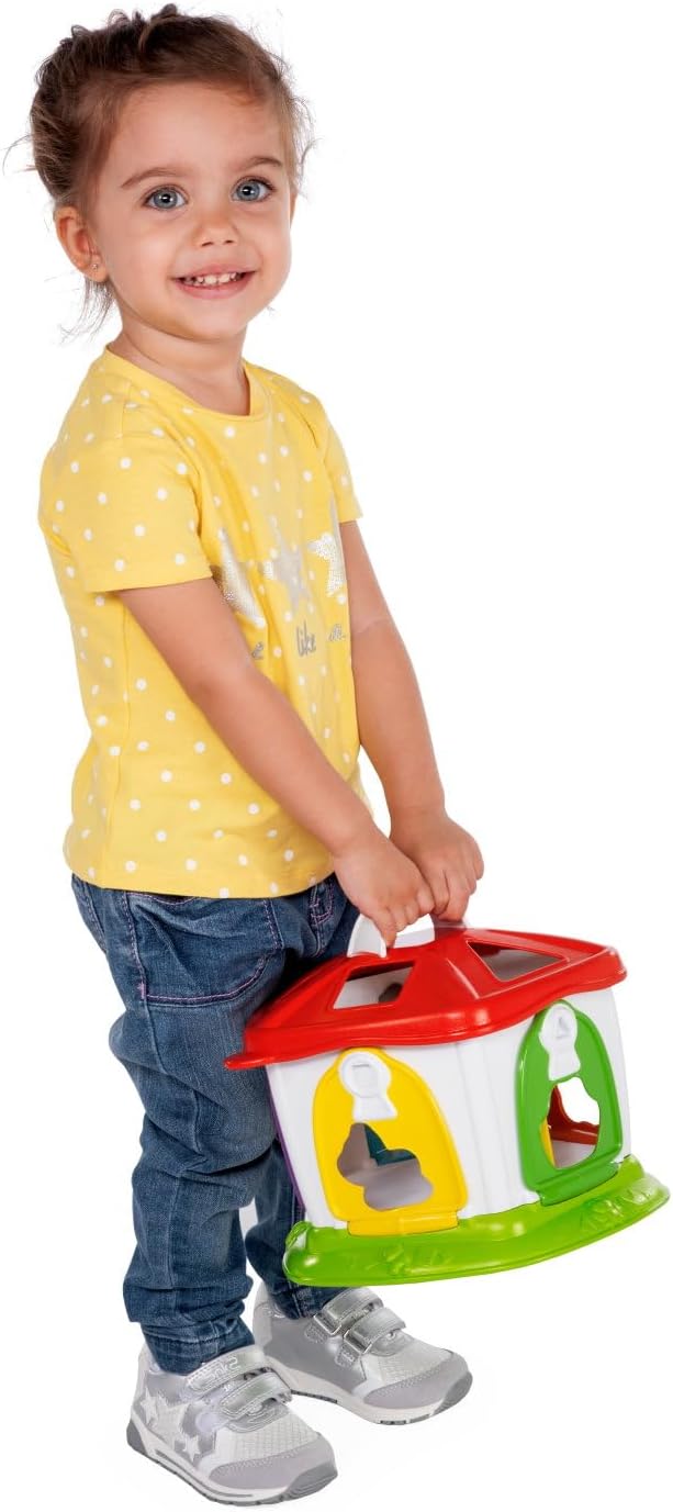 Chicco Tierchenzirkus 2in1, Formensortierer, Motorik Würfel, Aktivitätswürfel mit Ansteigenden Schwi