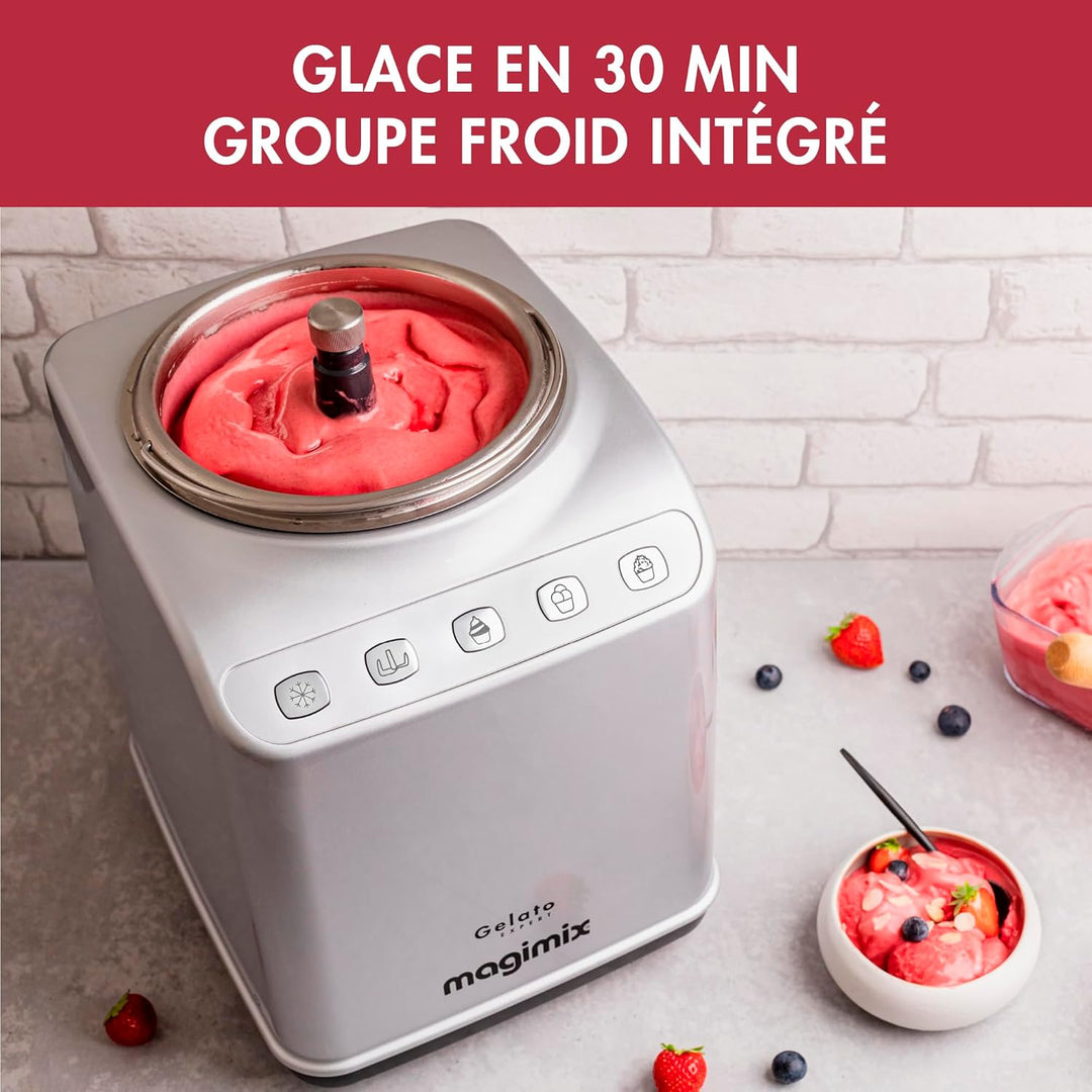 Magimix 11680 Eis Expert – Ice Cream Makers (Stainless Steel, Ice Cream, Sherbet)