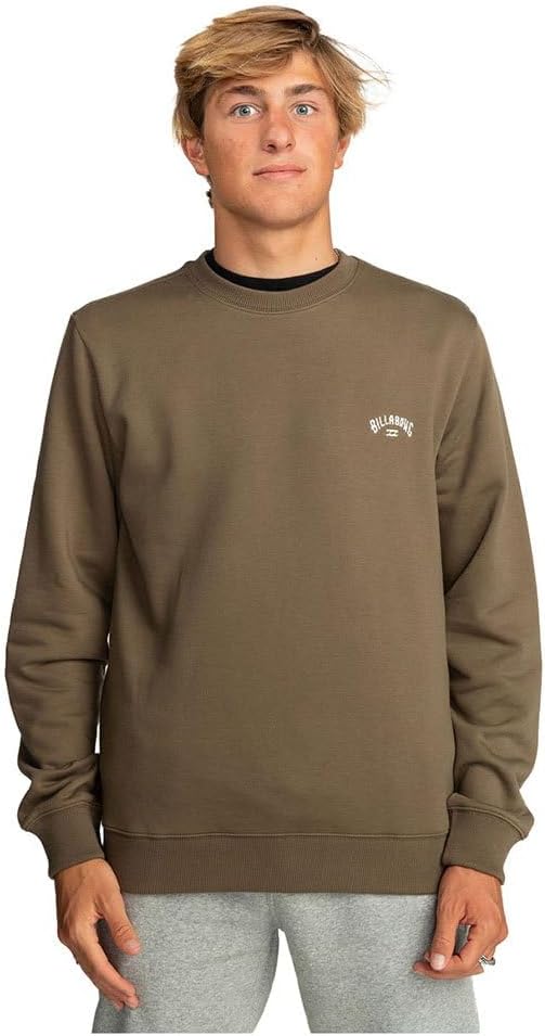 Billabong Herren Arch Cr Sweatshirt (1er Pack) XS Bark, XS Bark