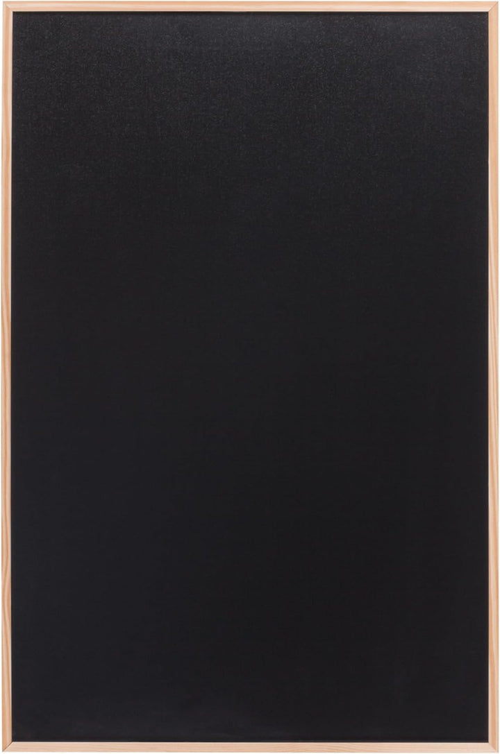 Bi-Office Kreidetafel New Basic, Memoboard mit Natur Kiefernholz Rahmen, 885x585 mm Kiefernholz Rahm