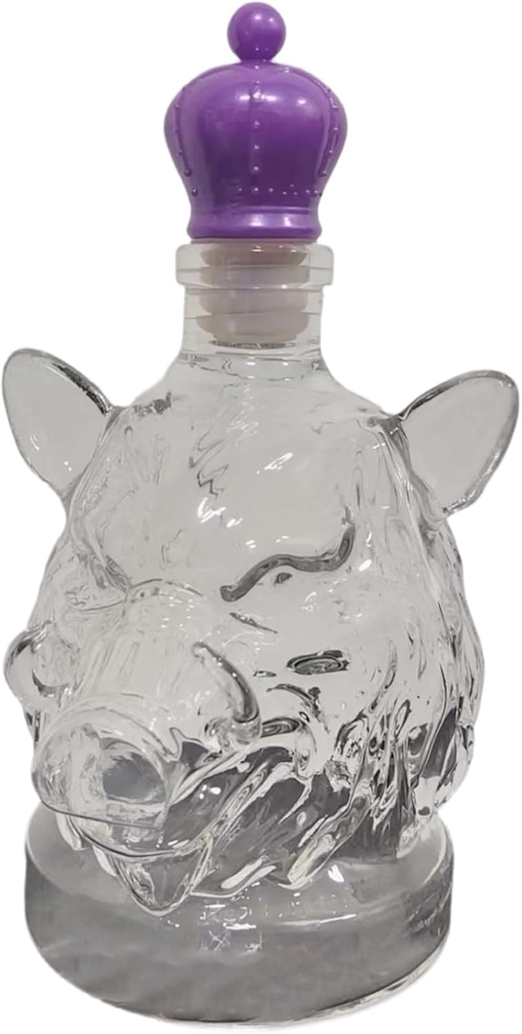 Wildschwein-Dekanter – -Whiskey-Flaschen-Design, elegante Heimbar-Dekoration, Sammlerstück | Stateme