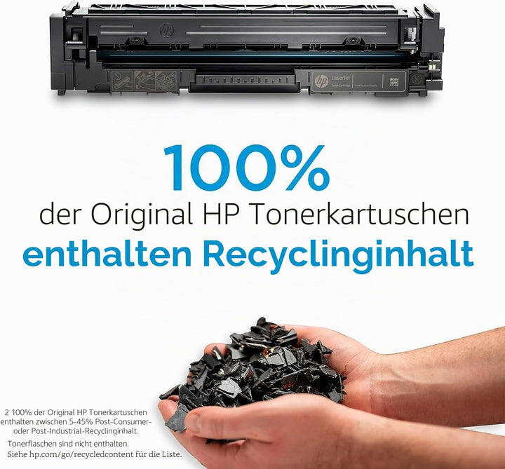 HP 212X (W2122X) Gelb Original Toner mit hoher Reichweite für HP Color LaserJet Enterprise M554, M55