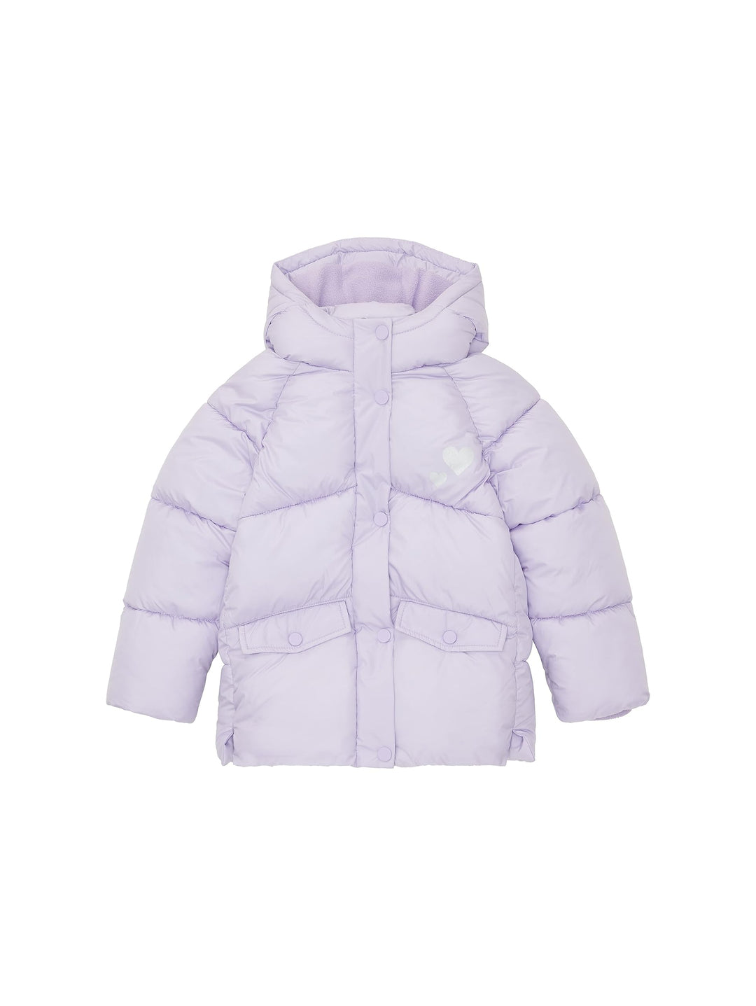 TOM TAILOR Mädchen Puffer Winterjacke mit Kapuze 116-122 29478 - Light Orchid Purple, 116-122 29478
