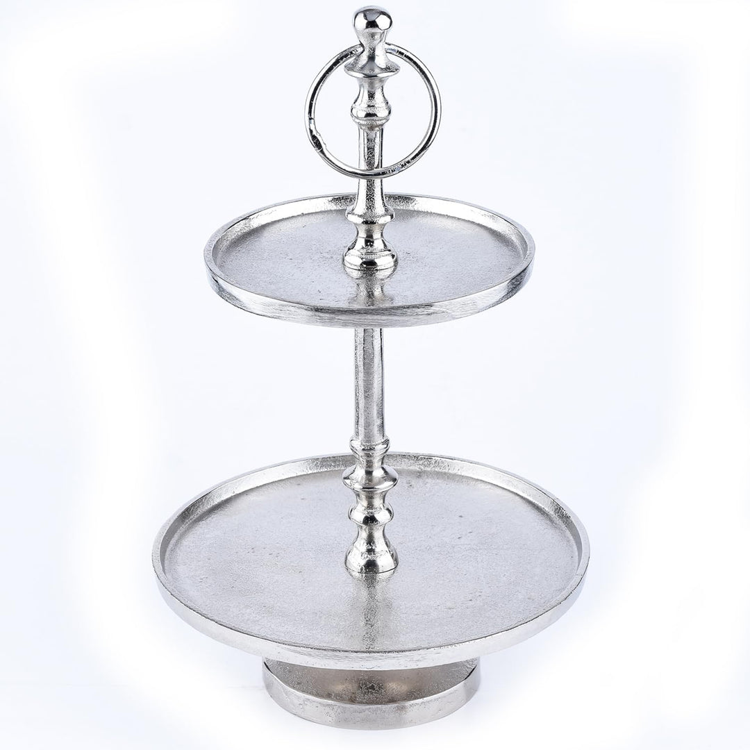 Marrakesch Orient & Mediterran Interior Etagere Annika (2-Etagen Etagere rund 34cm), 2-Etagen Etager