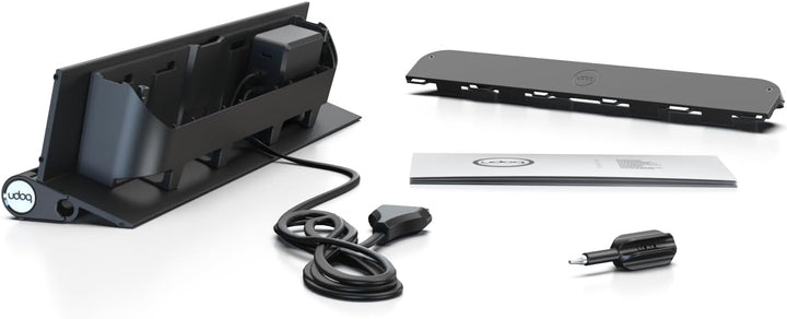 udoq 400 USB-C Ladestation aus Aluminium mit 2 Ladeplätzen und 68W Schnellladen, modulares Starter-S