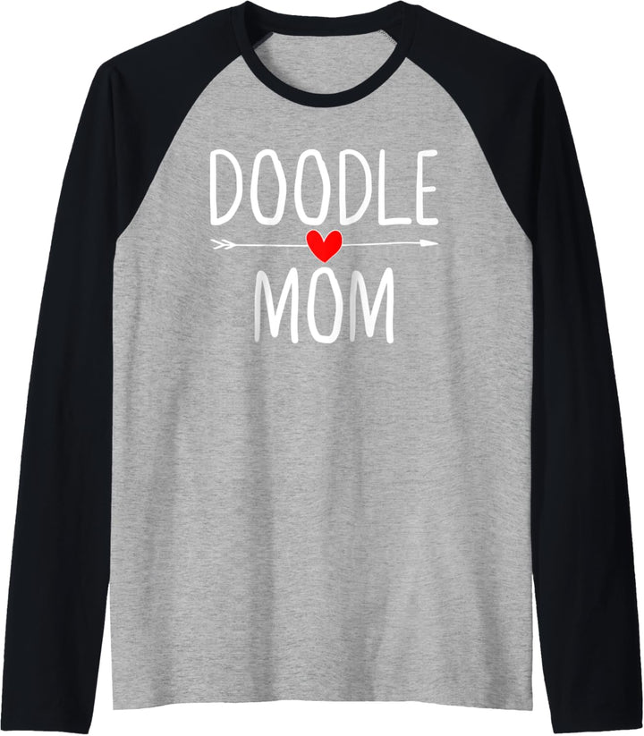 Goldendoodle Mom Dog Lover Doodle Puppy Funny Doodle Mama Raglan