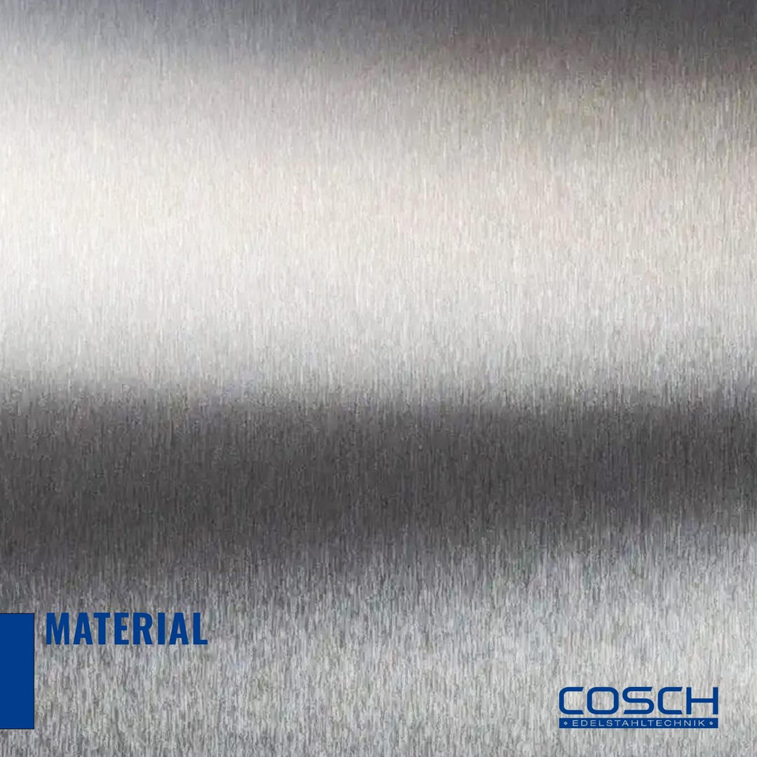 Edelstahl Rundrohr V2A geschliffen 88,9 x 2,0 mm (3") 190 cm, 190 cm