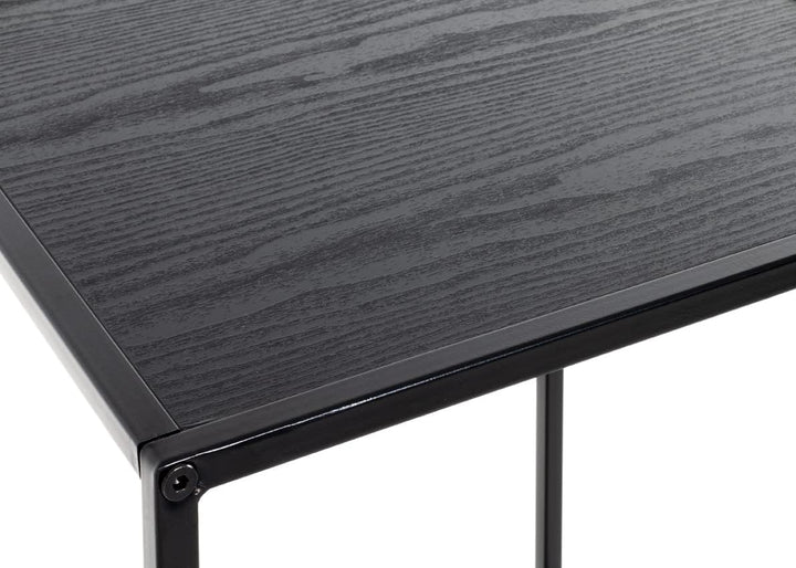 HAKU Möbel Beistelltisch, MDF, schwarz, B 40 x T 40 x H 60 cm