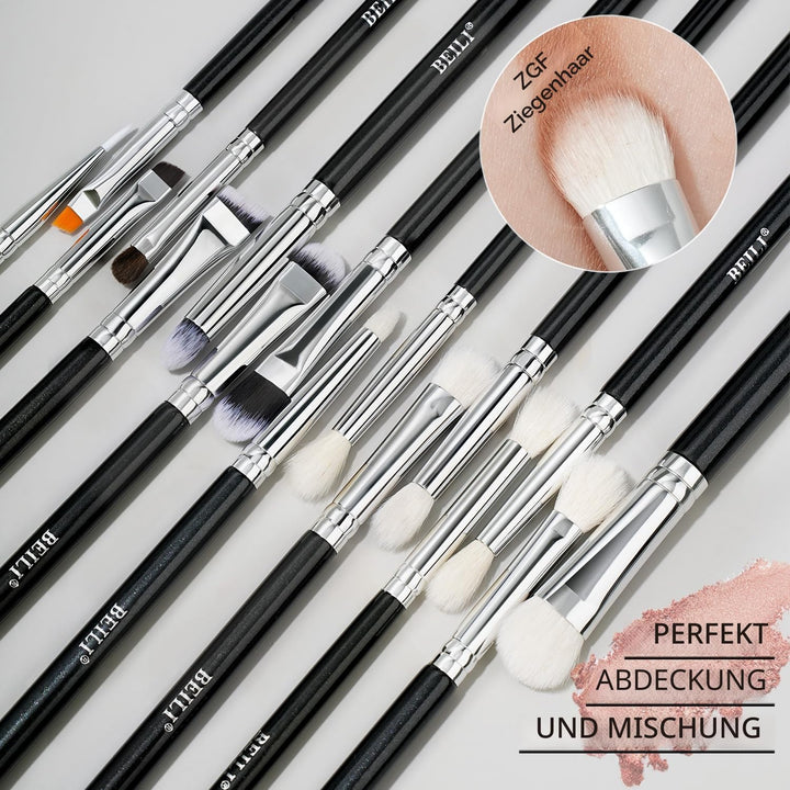 BEILI Pinselset Makeup, Schminkpinsel Set, 30 Stück Professionelle Make up Pinsel Set mit Detail Lid