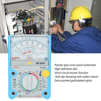 Analoges Multimeter, Voltmeter, Amperemeter, Zeiger-Multimeter-Tester, Analoges Voltmeter, Spannungs