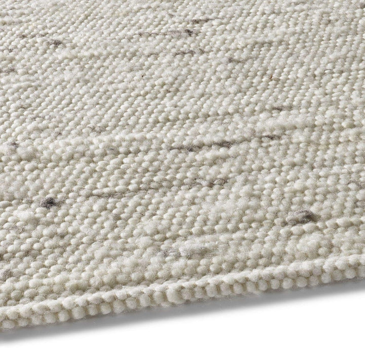 Taracarpet Handweb-Teppich Oslo Wolle im Skandinavischem Landhaus Design Wohnzimmer Esszimmer Schlaf