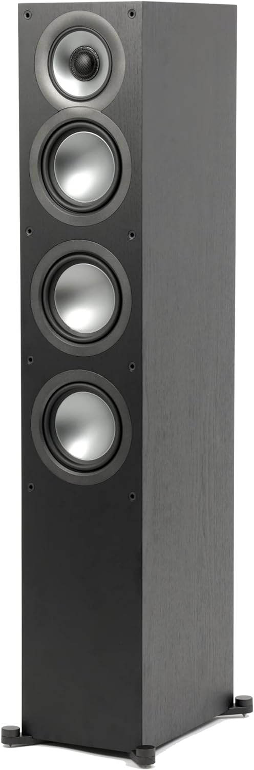 ELAC Uni-Fi 2.0 Standlautsprecher UF52, Stand Speaker für Musikwiedergabe über Stereo-Anlage, 5.1 Su