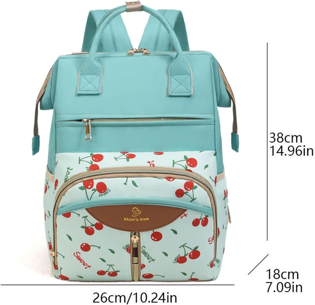 Wickelrucksack,Wasserdichte Grosse Windeltasche Mit Kinderwagen Halterung | Baby Reisetasche Mit Wic